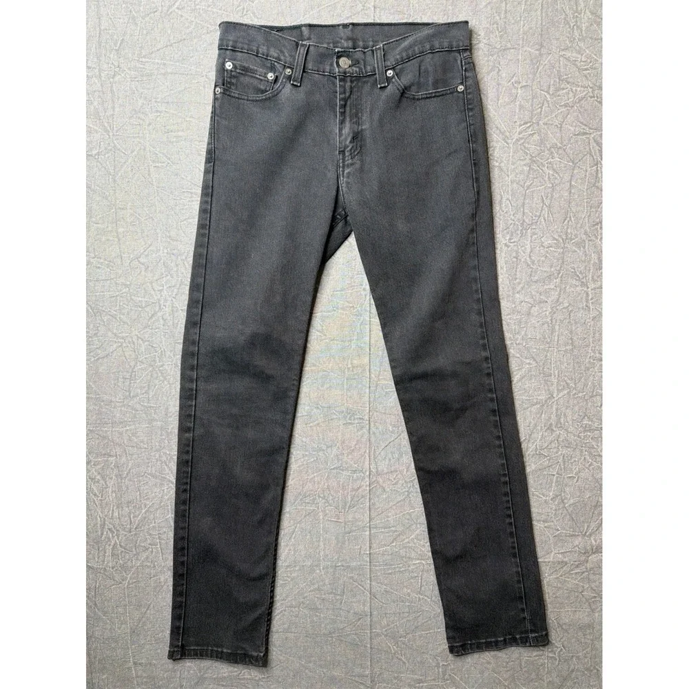 Levi's Jeans Mens 29x32 511 Slim Fit 2 Pack Gray Charcoal Denim Water Less Pants